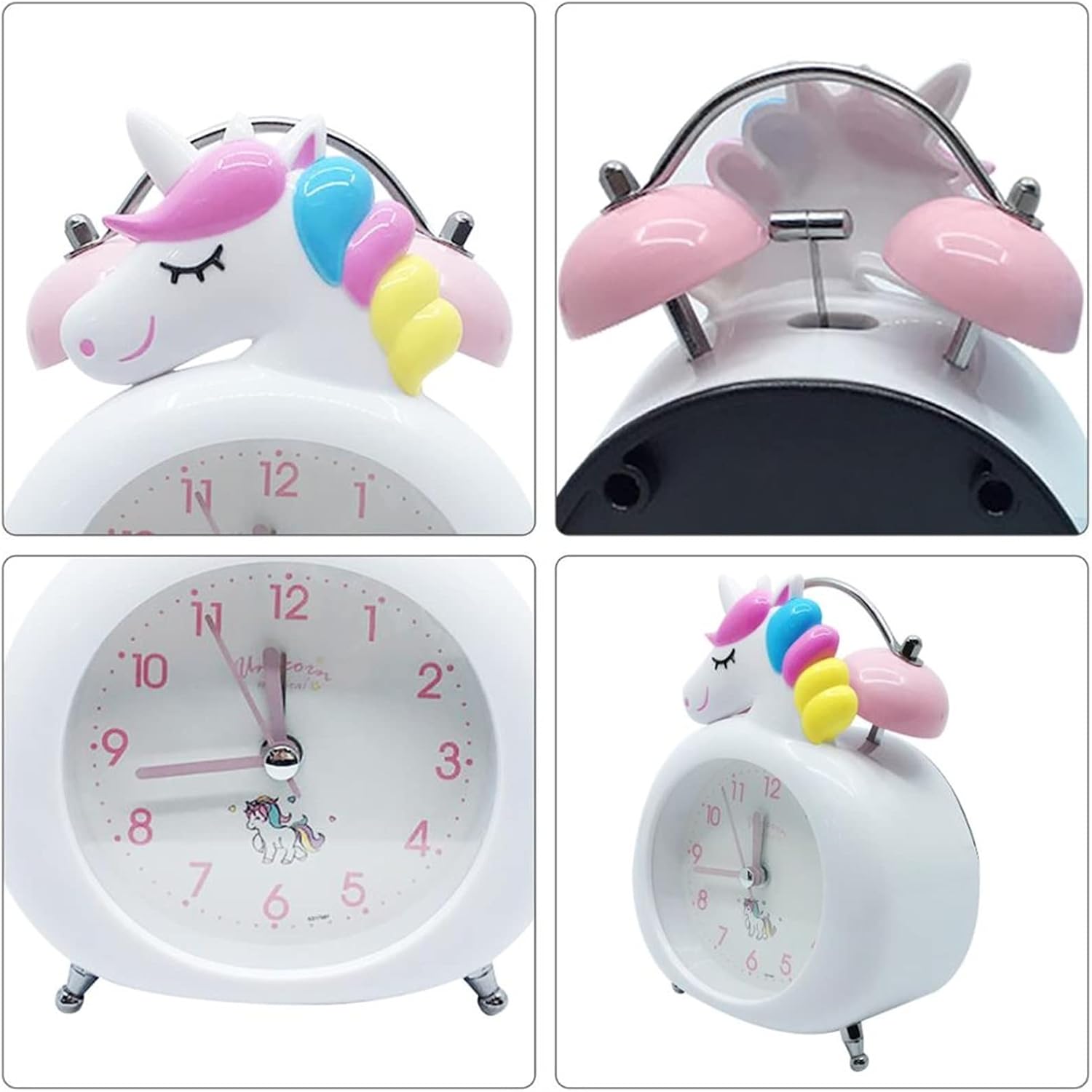 HASMI Unicorn Alarm Clock for Kids with LED Display
