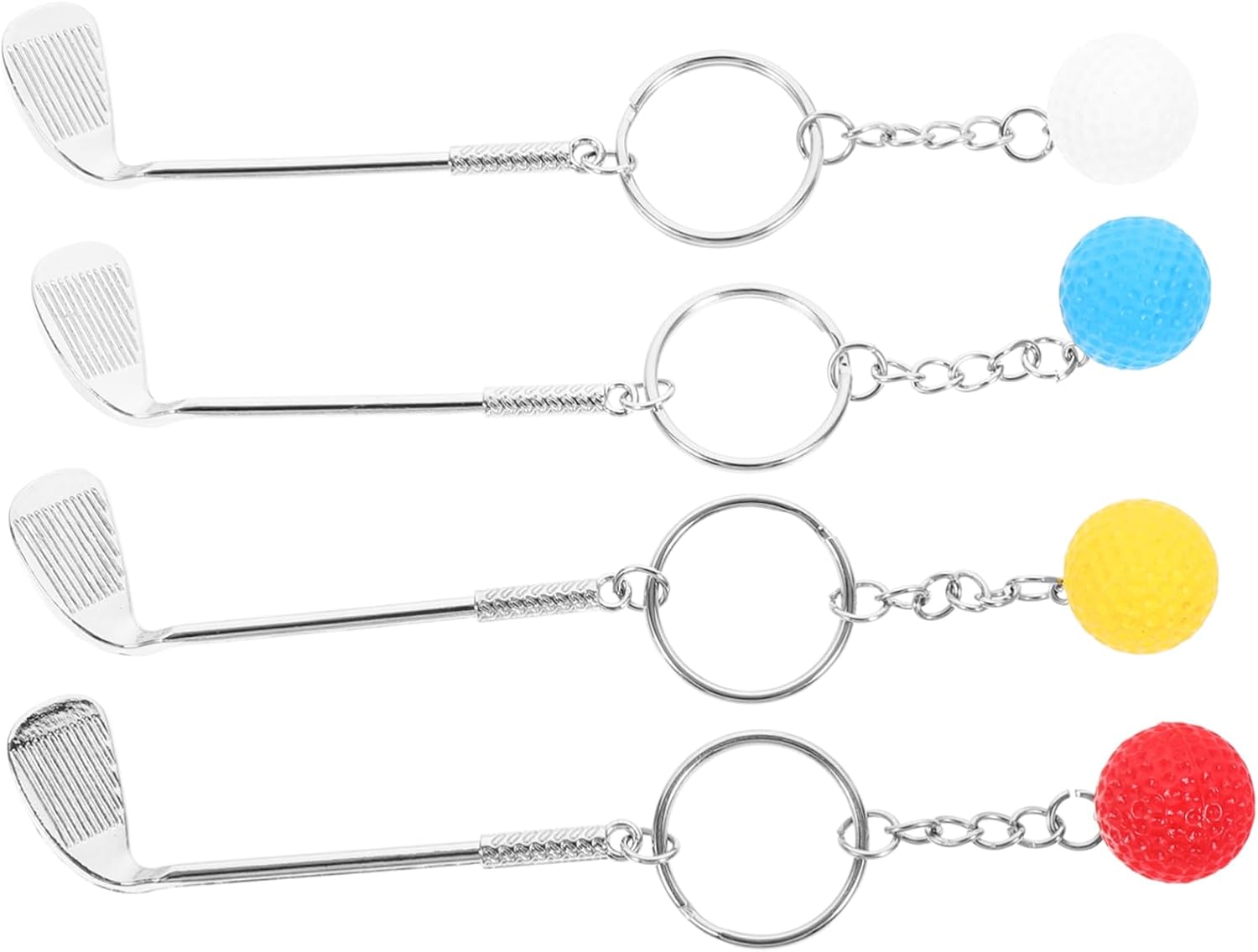 BESPORTBLE 8 Pcs Golf Ball Keychain Set
