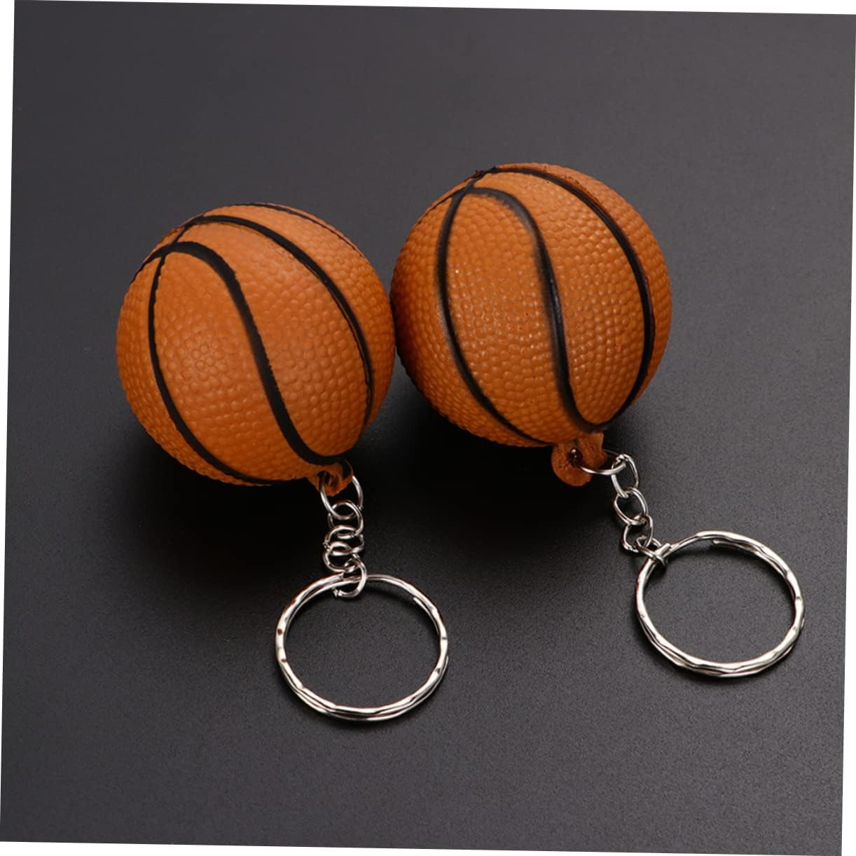 24Pcs Basketball Keychains Durable Key Holders with Cute Designs for Adults