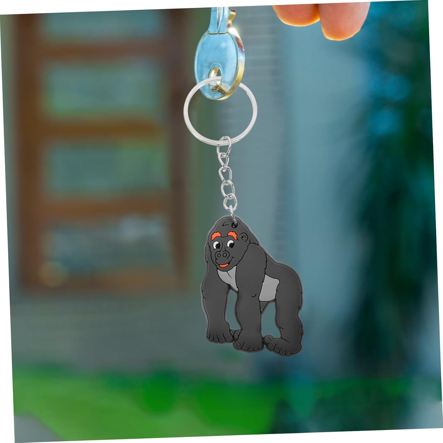 12pcs Cute Animal Keychain Gorilla Charm Birthday Party Favor