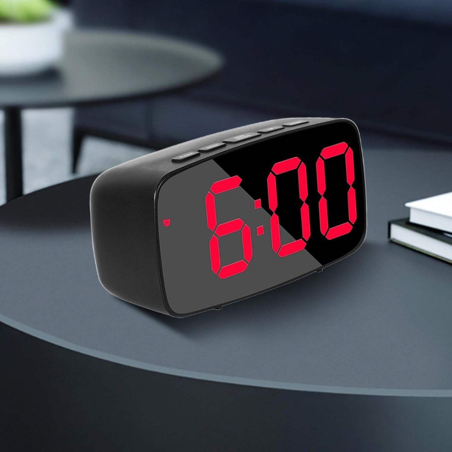 Kakina CMSX Digital Alarm Clock with LED Display and Voice Wake Up