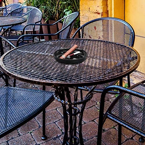 Reginary 12 Pcs Round Plastic Ashtray Set