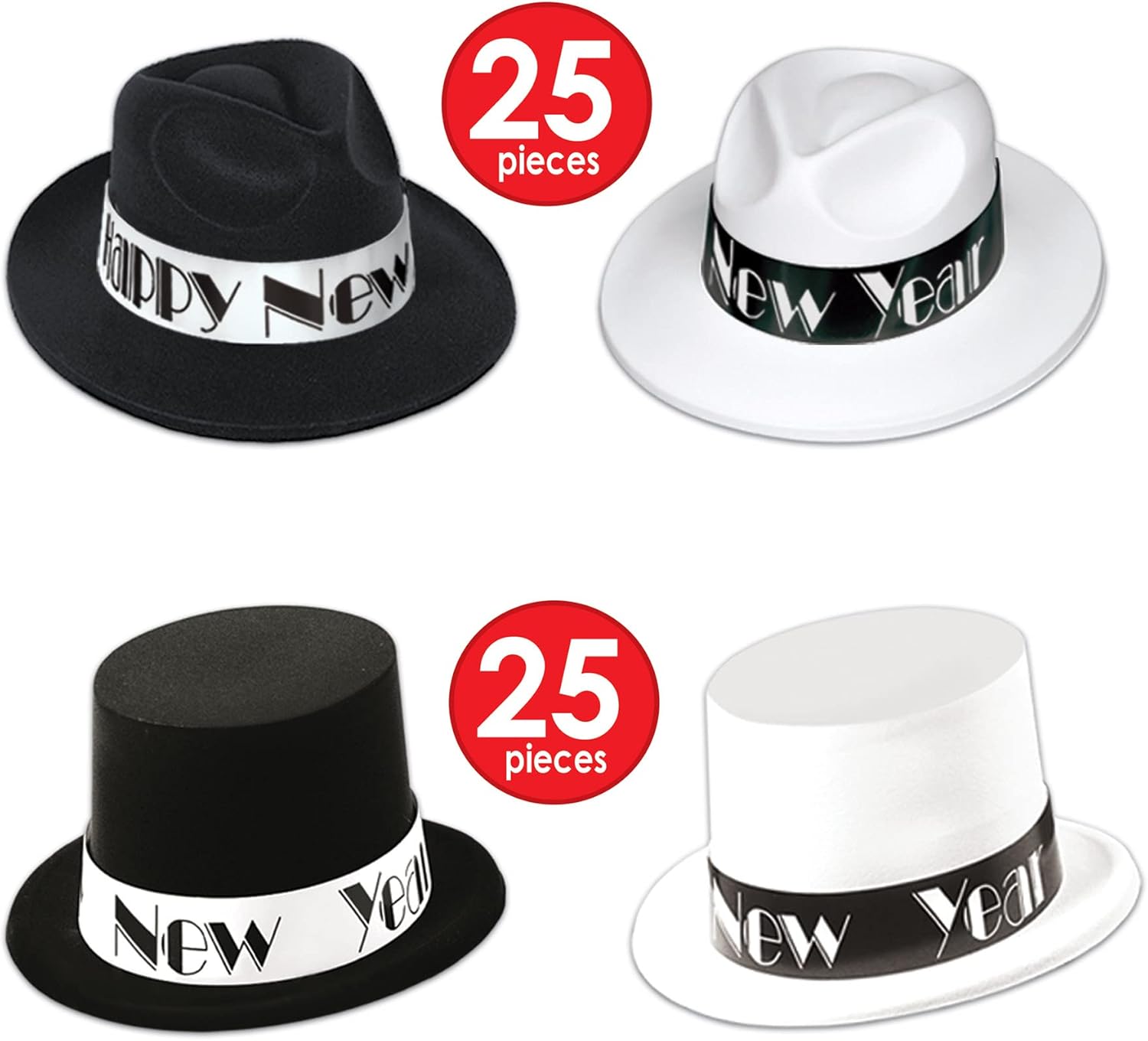 Beistle New Years Eve Party Pack for 100