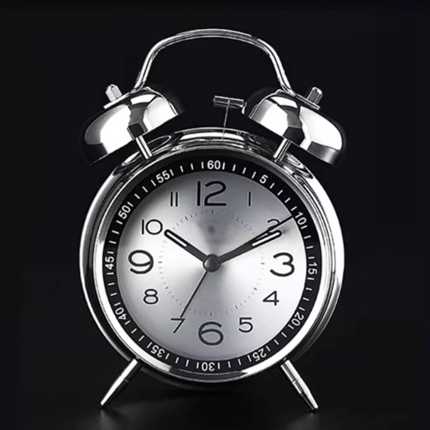 Digital Alarm Clock with Double Bell and Backlight