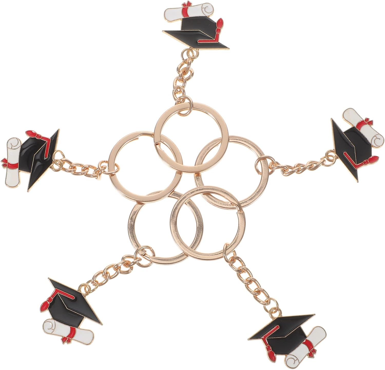 SOIMISS Graduation Keychain with Plush Design