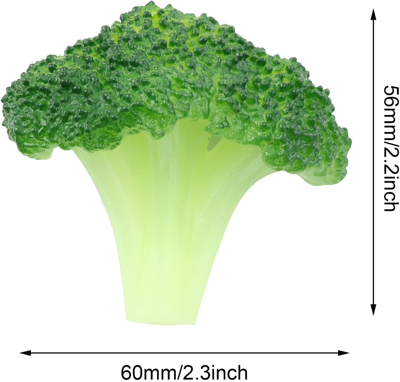 XGNG 6pcs Artificial Broccoli Decor Cutout