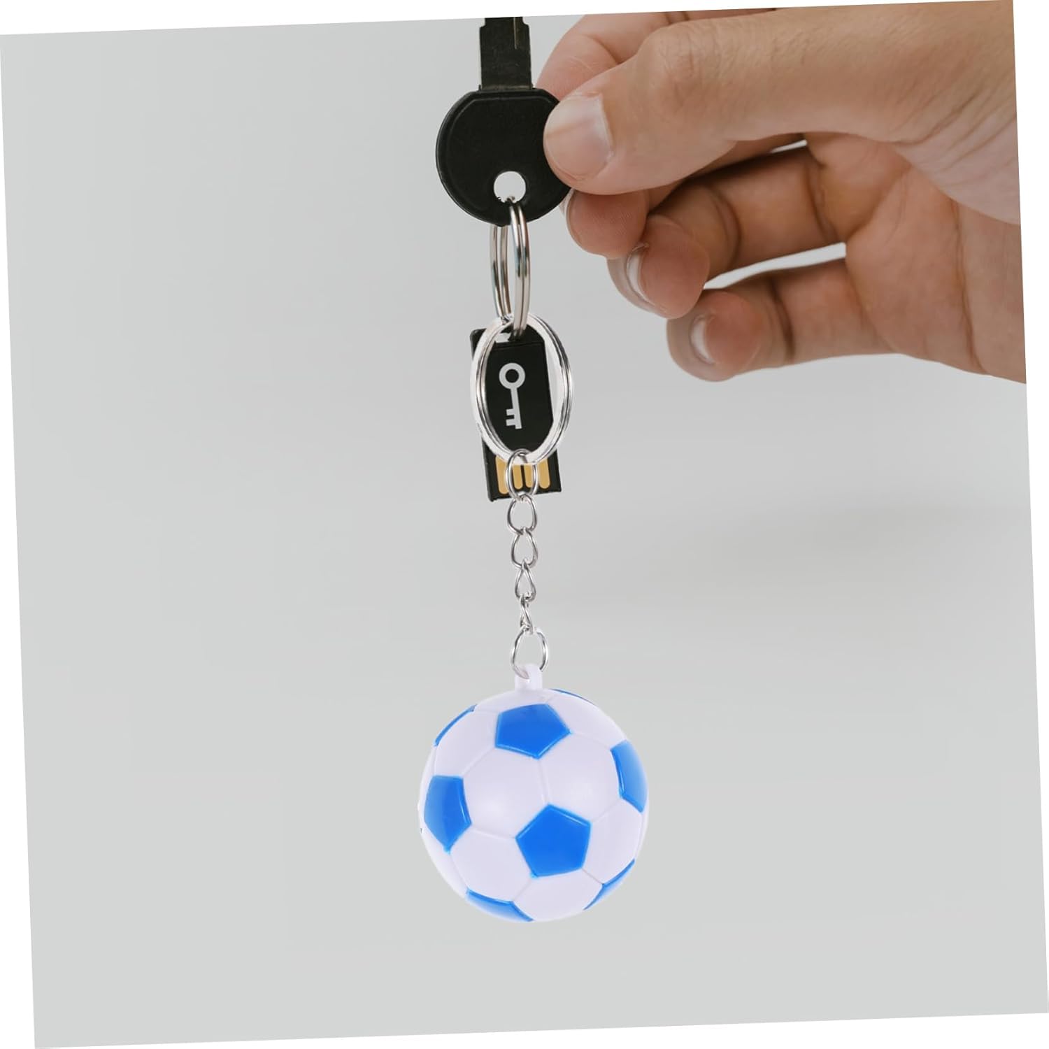 Soccer Ball Keychains 4cm Set for Birthday Party Favors