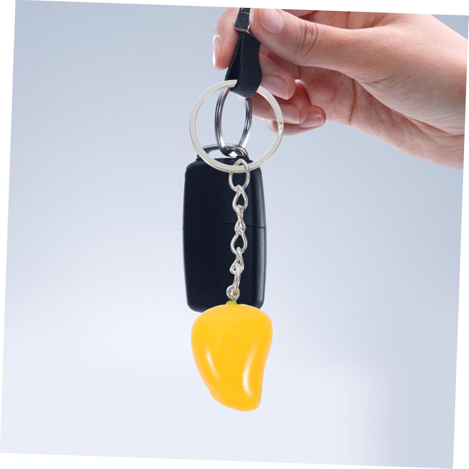 Luxshiny 10pcs Mango Keychain Bag Pendants