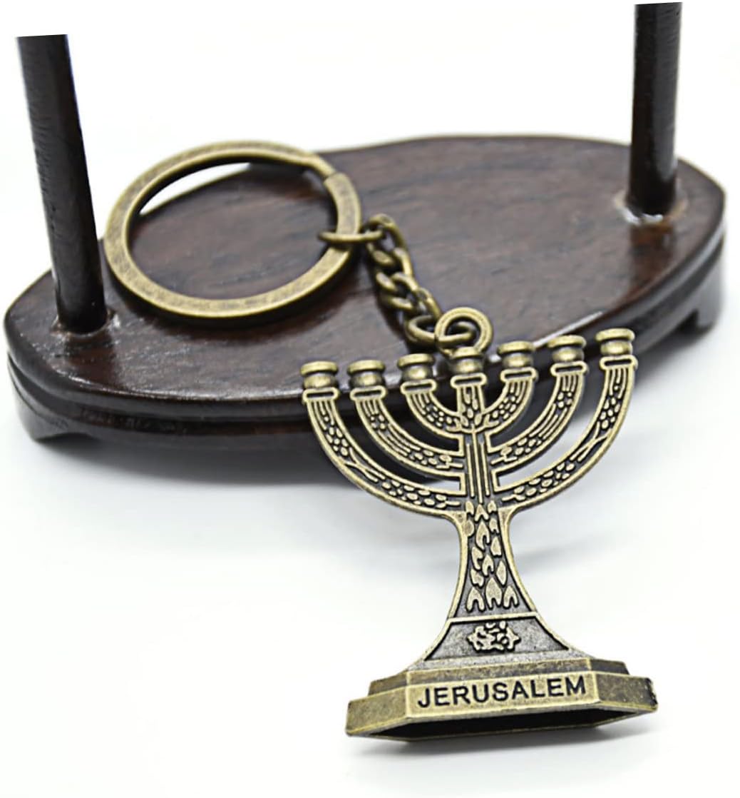 20 Pcs Hanukkah Key Ring Tote Purse Gift Ornaments Backpack Keychain