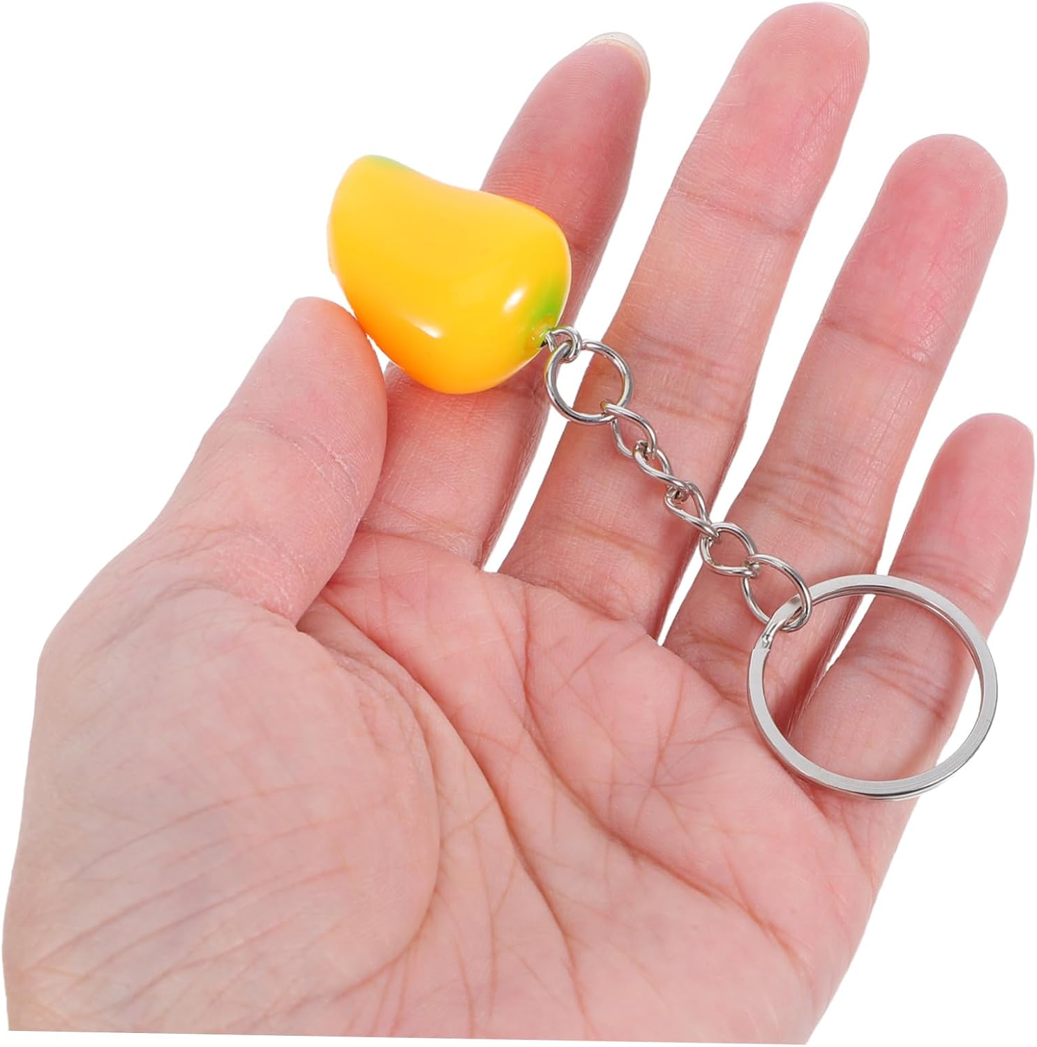 Luxshiny 10pcs Mango Keychain Bag Pendants