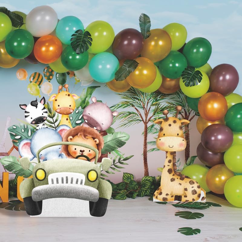 Watercolor Animal Cardboard Cutout - Lion Stand Up