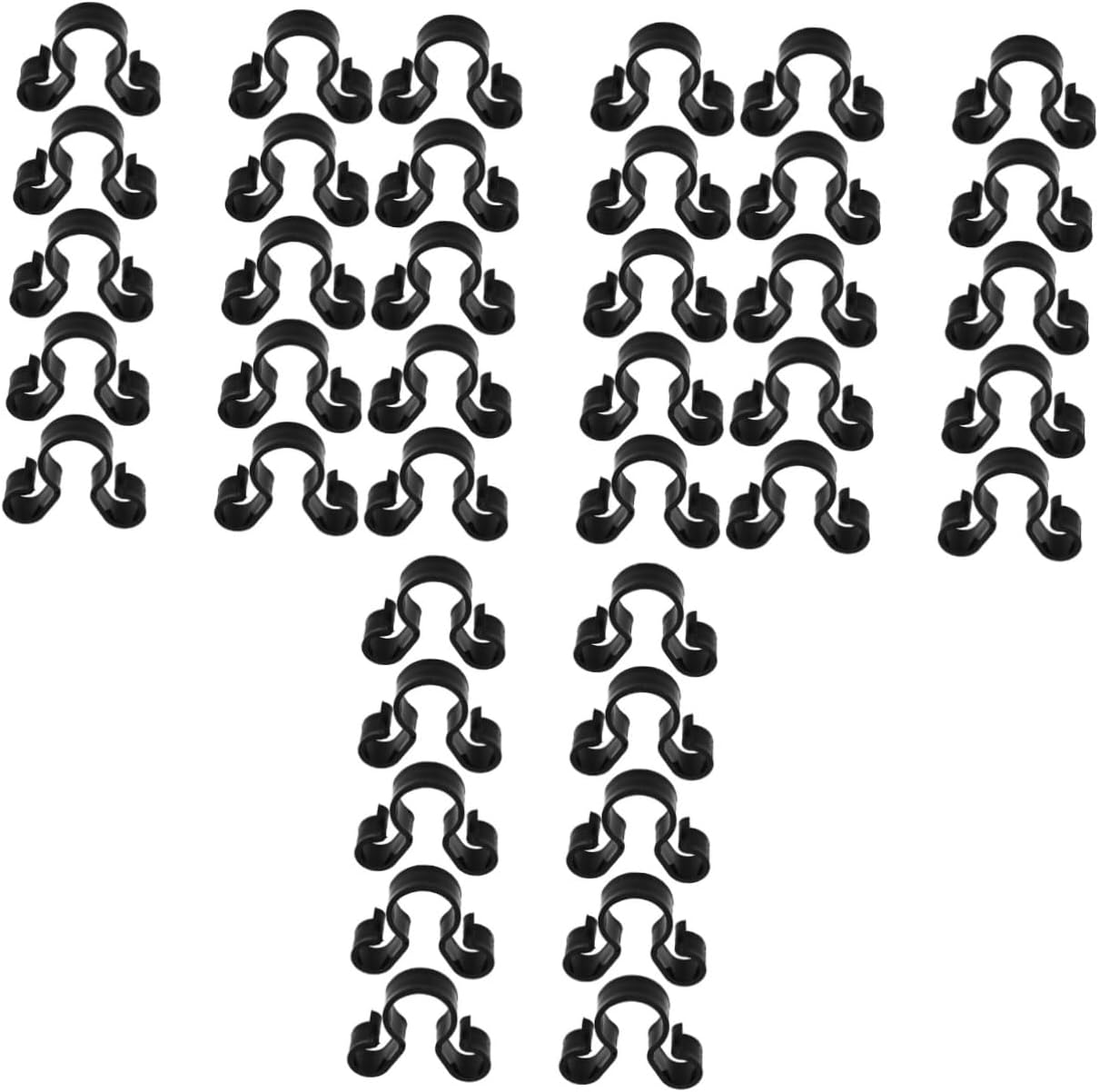 40pcs Dual Slot Candle Holder Safety Clips for Bottles and Wine