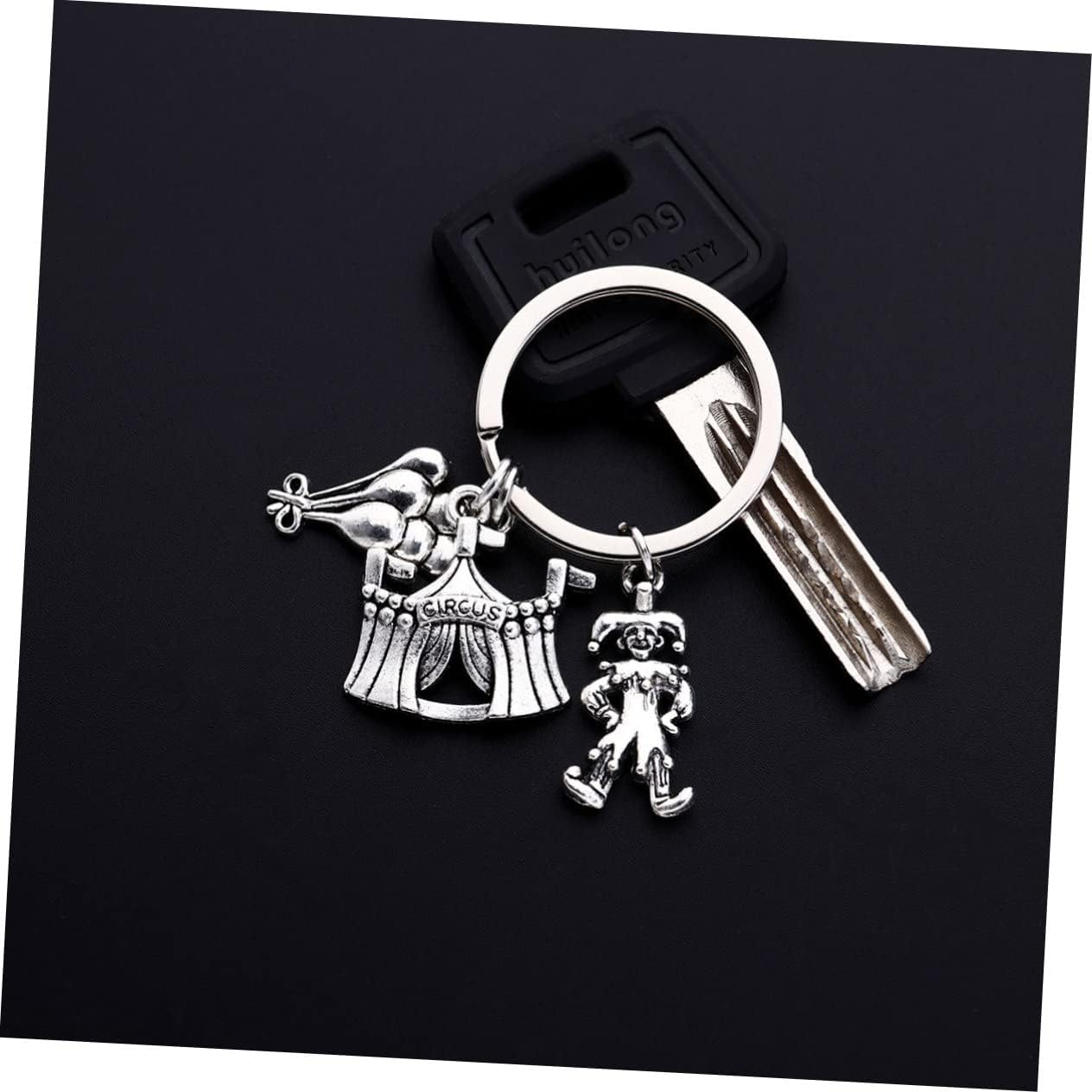 Circus Keychain with Plush Treasure Chest Design