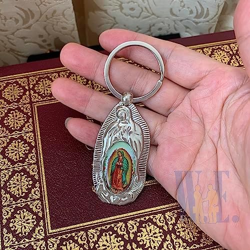 Personalized First Communion Keychain Favor 12 PCS Silver