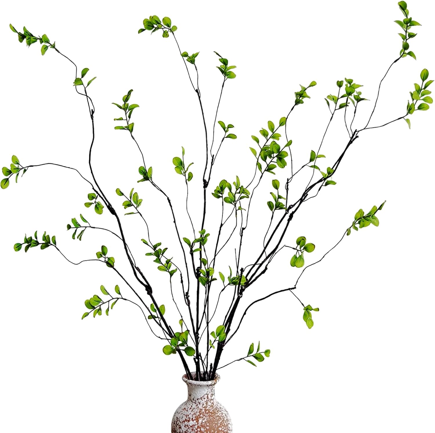4 Pcs Artificial Ficus Branches for Vase Filler and Centerpiece