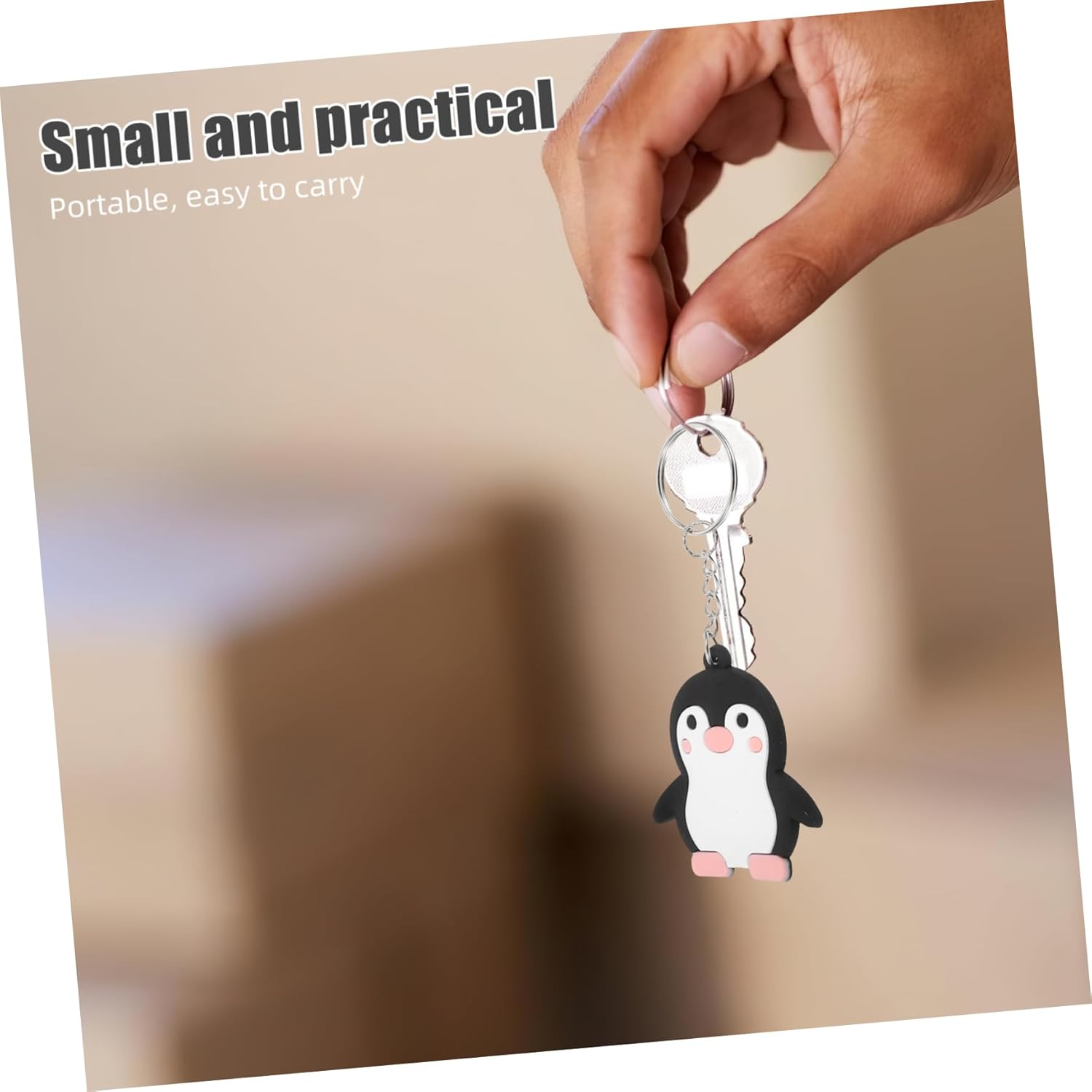 24Pcs Penguin Keyring Cute Animal Pendant