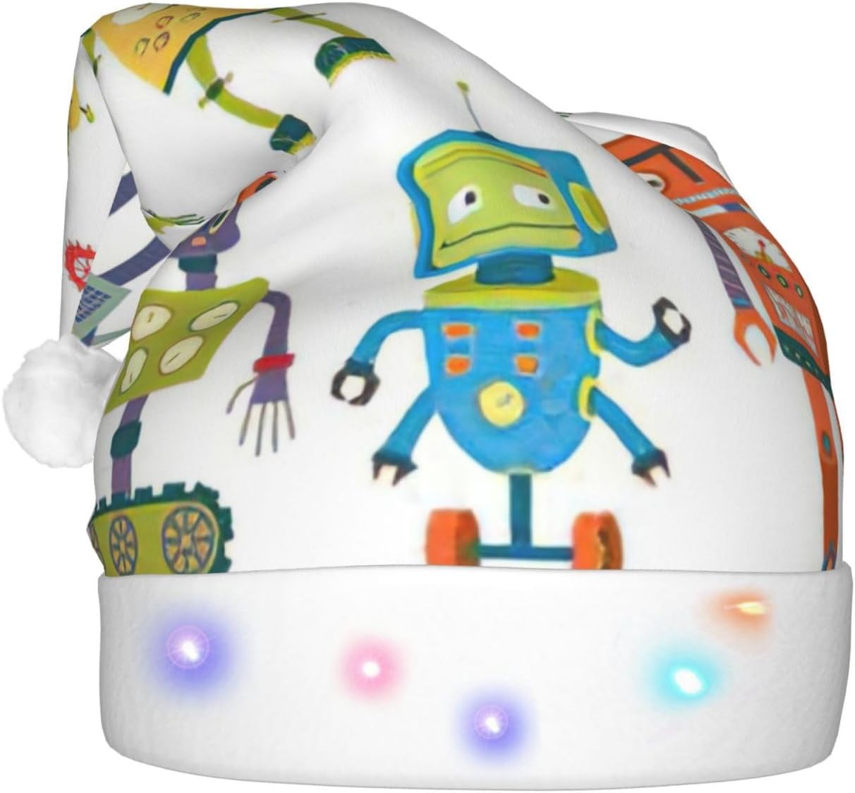 Cute Cartoon Robot Christmas Hat Unisex Beanie