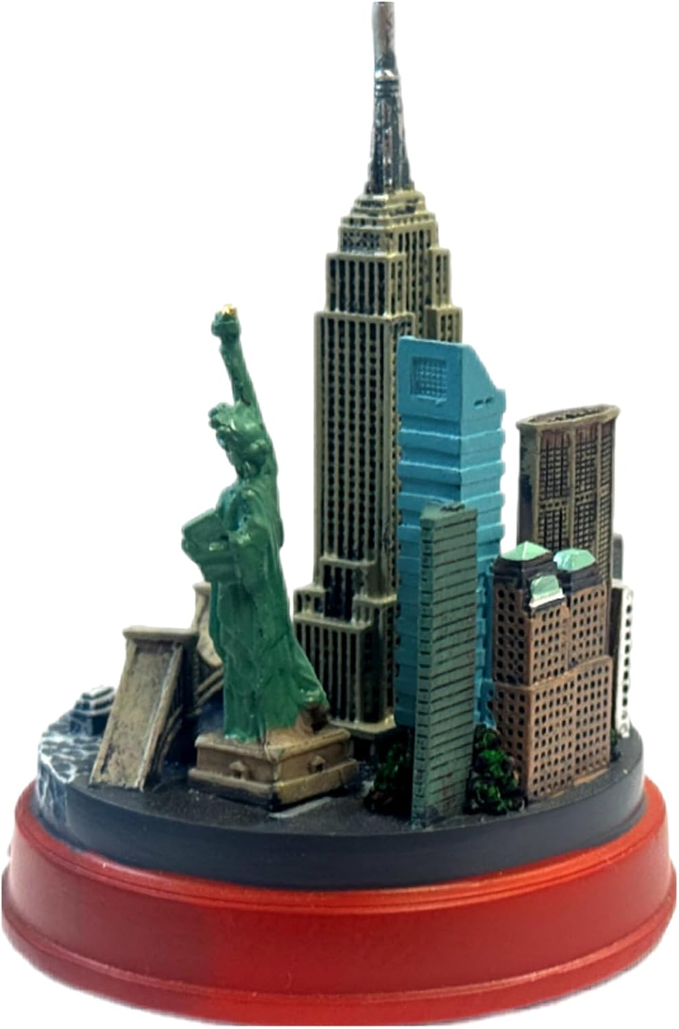 35 Inch Hand Painted NYC Statues Souvenir
