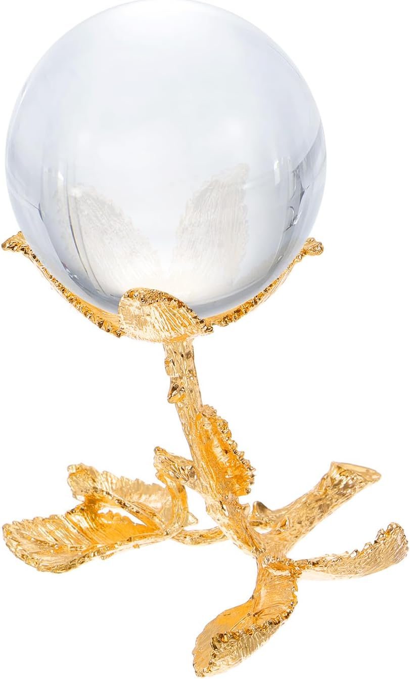 MECCANIXITY Alloy Crystal Ball Display Holder Luxury Egg Sphere Stand