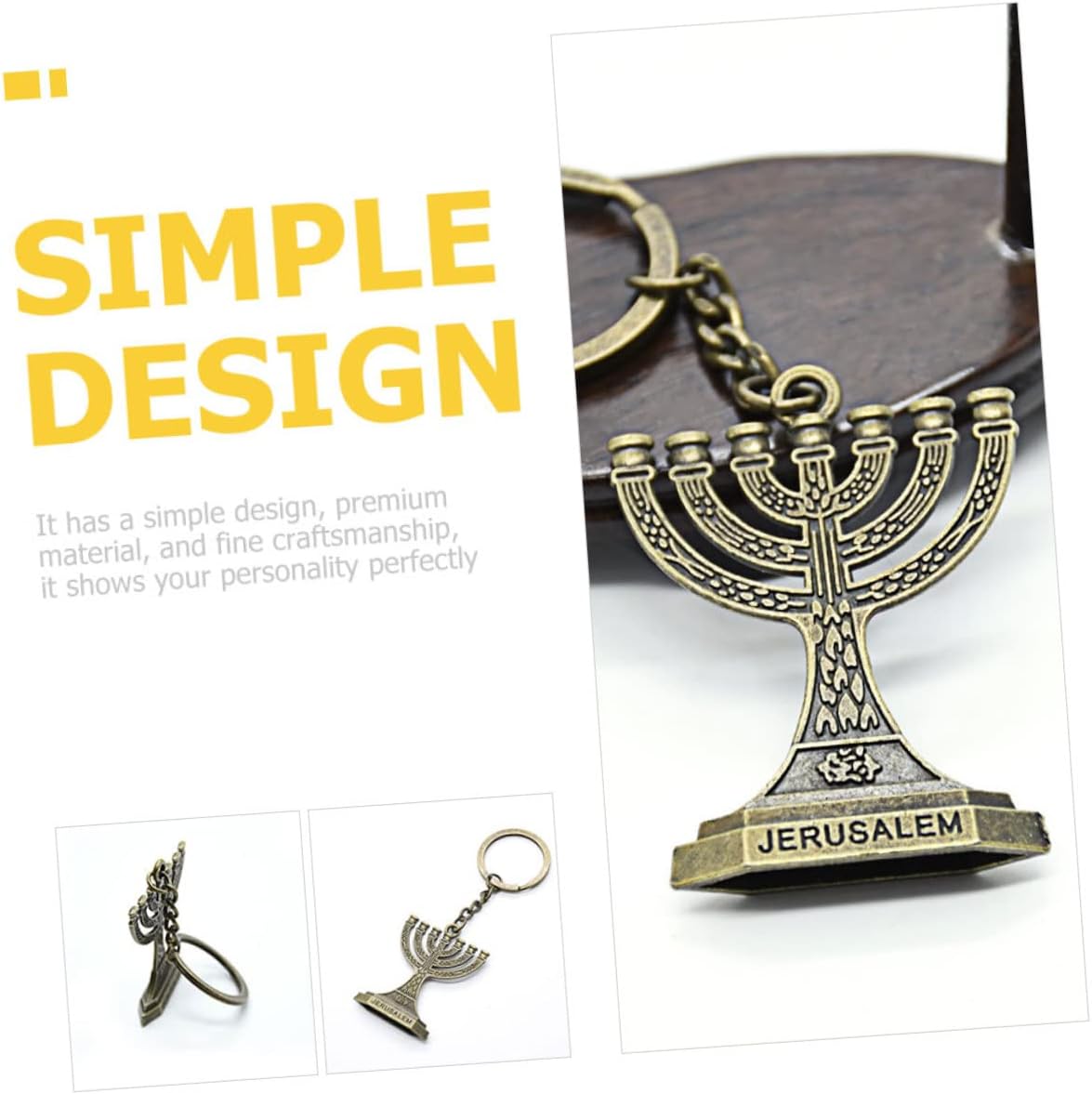 20 Pcs Hanukkah Key Ring Tote Purse Gift Ornaments