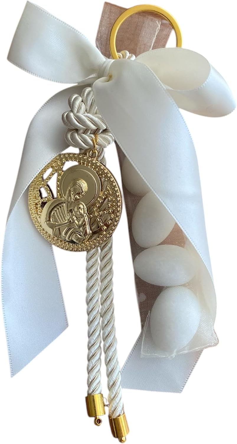 PJ by Design Christening Bomboniere Keyrings 5 Pack