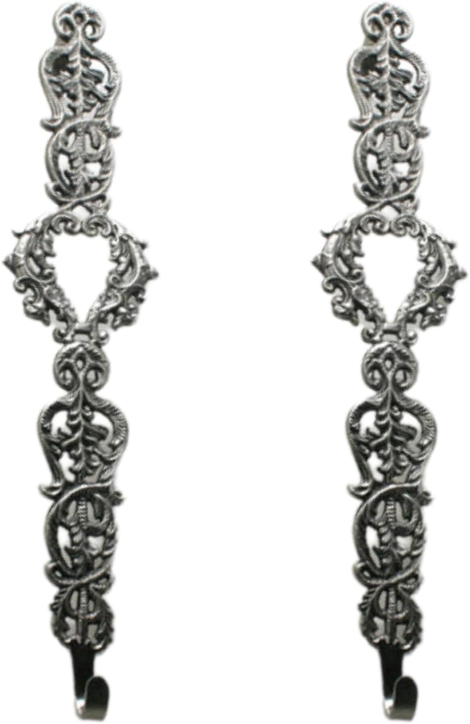 Liards Pewter 15 H Victorian Wreath Hanger Set of 2