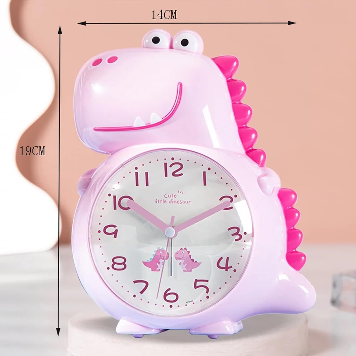 Dinboz26x Cute Dinosaur Alarm Clock for Kids