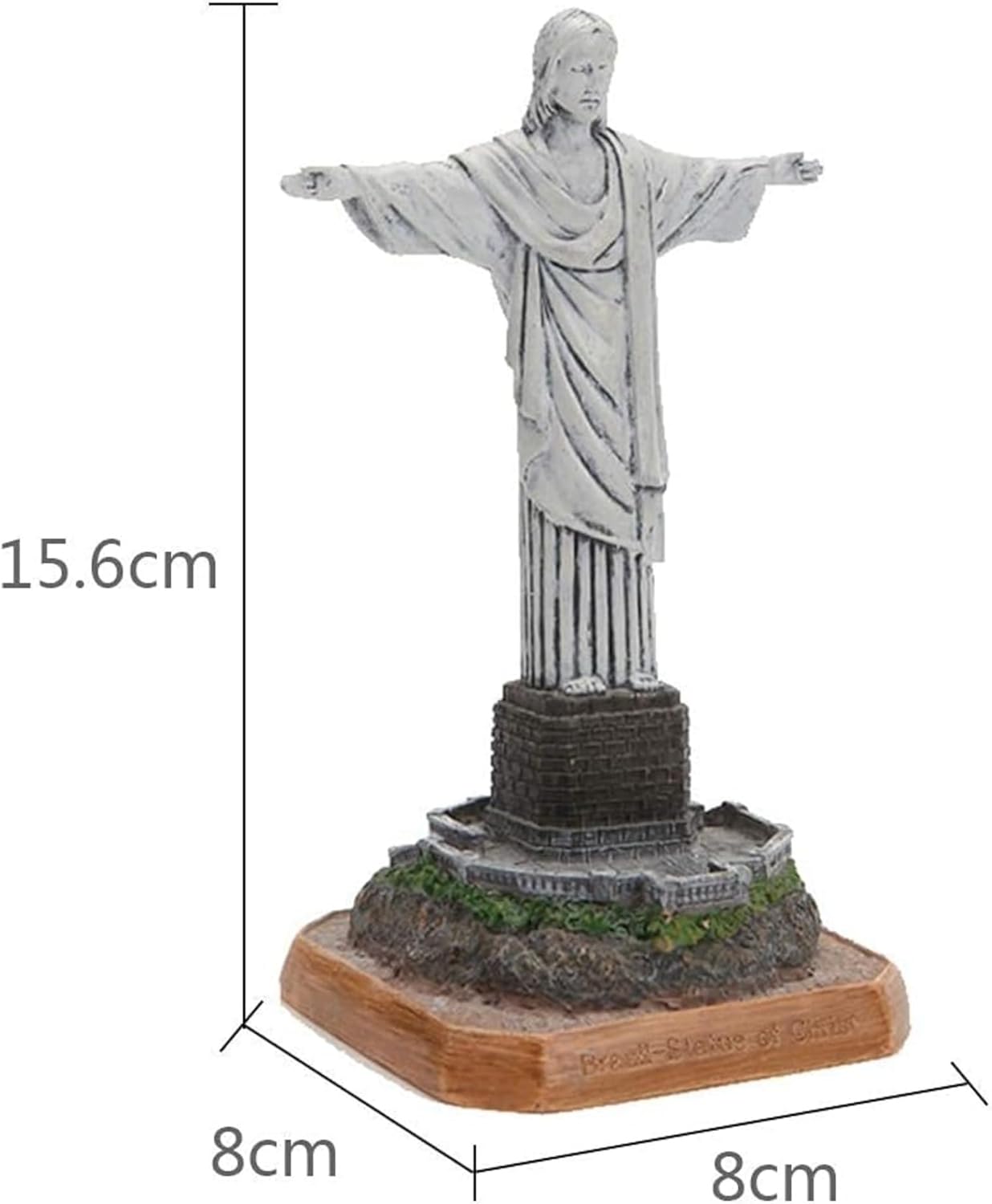Brazilian Christ The Redeemer Statue Sculpture Ornament