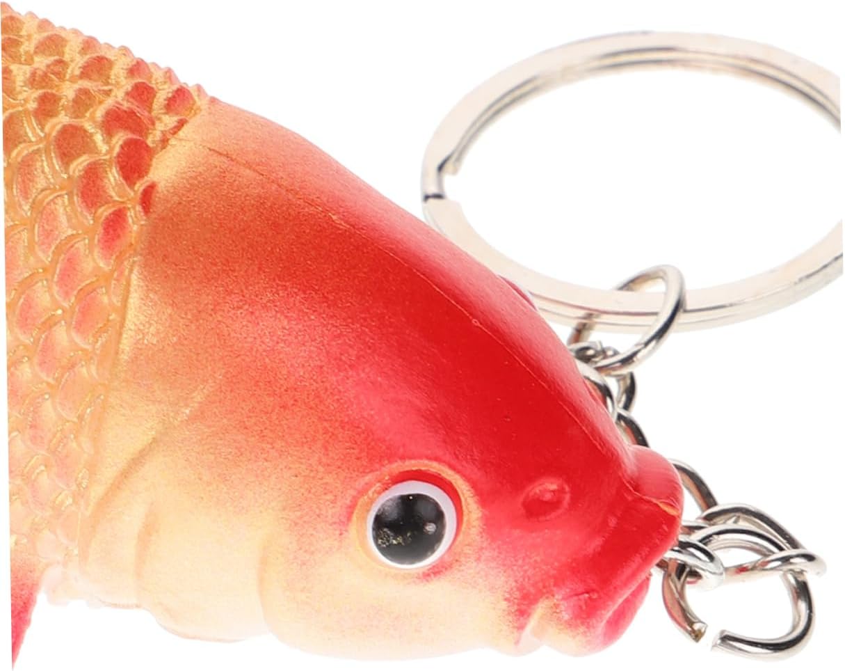 Zerodeko 8pcs Cute Fish Keychain Set