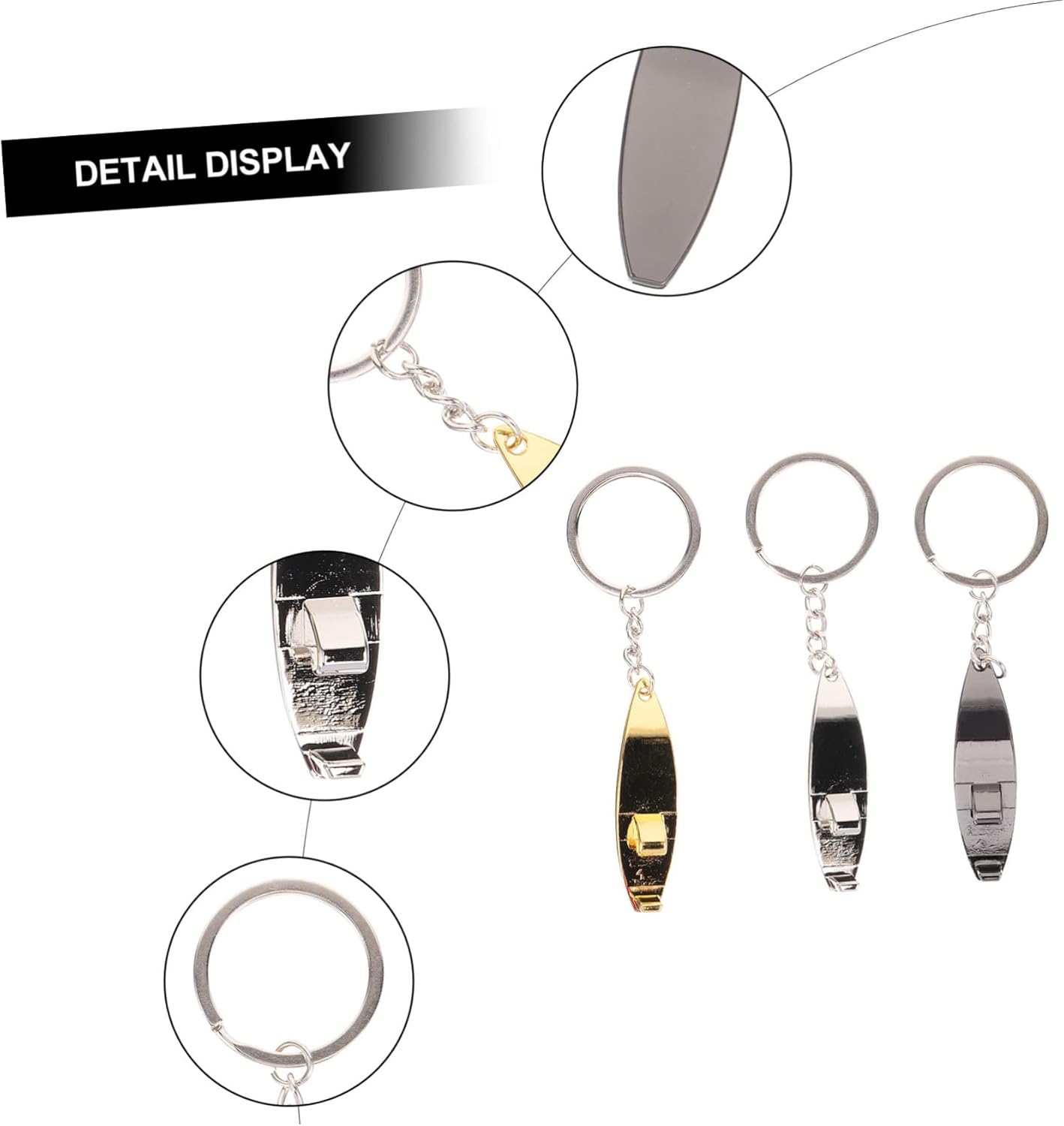 Cabilock 12pcs Surfboard Keychain Bottle Opener Set