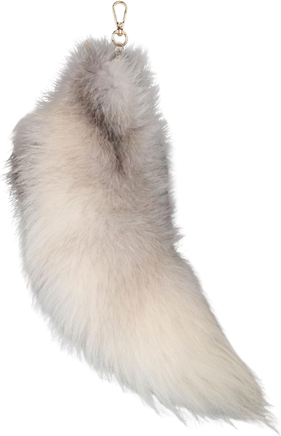 KELINFONG Fluffy Fox Tail Keychain for Kids
