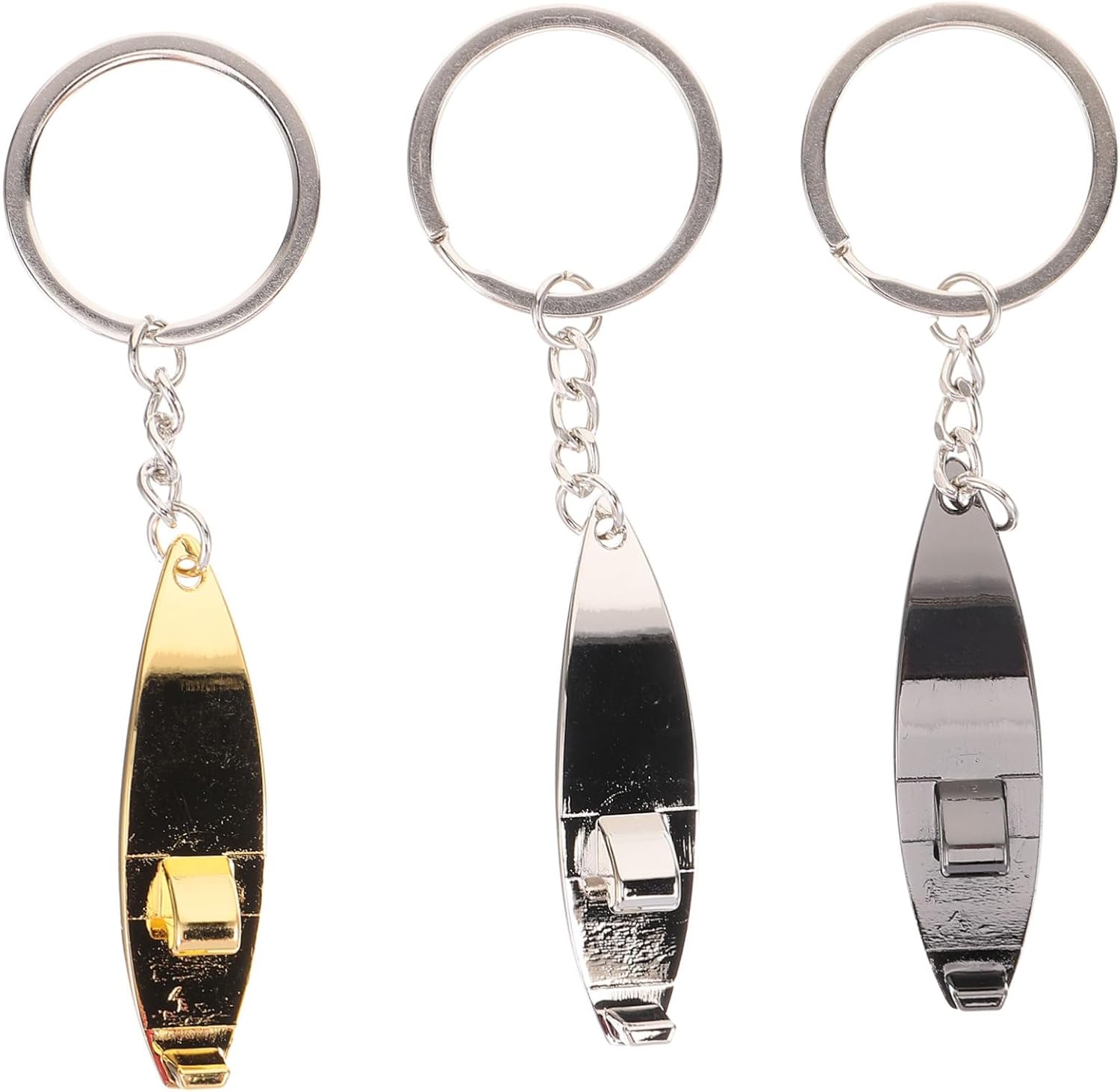 Cabilock 12pcs Surfboard Keychain Bottle Opener Set