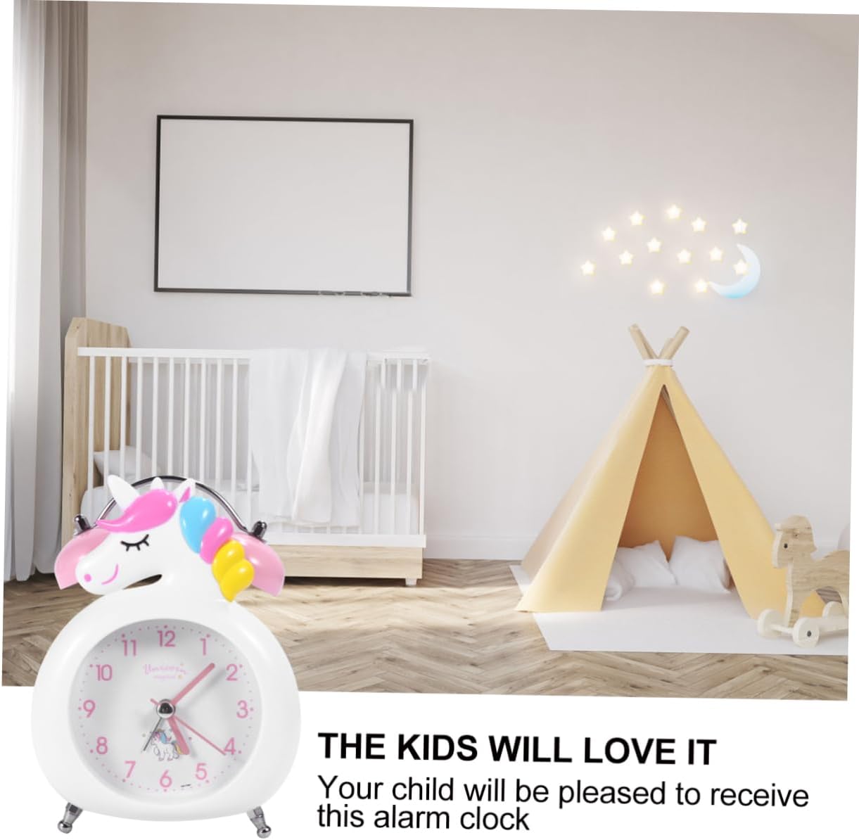 GLEAVI Unicorn Alarm Clock for Home Decor