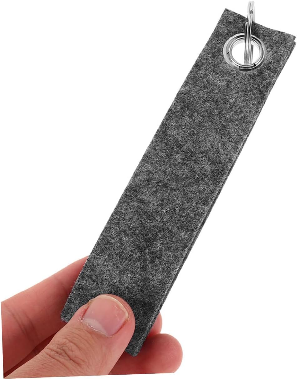100pcs Felt Keychain Blanks for DIY Crafts and Bag Charms