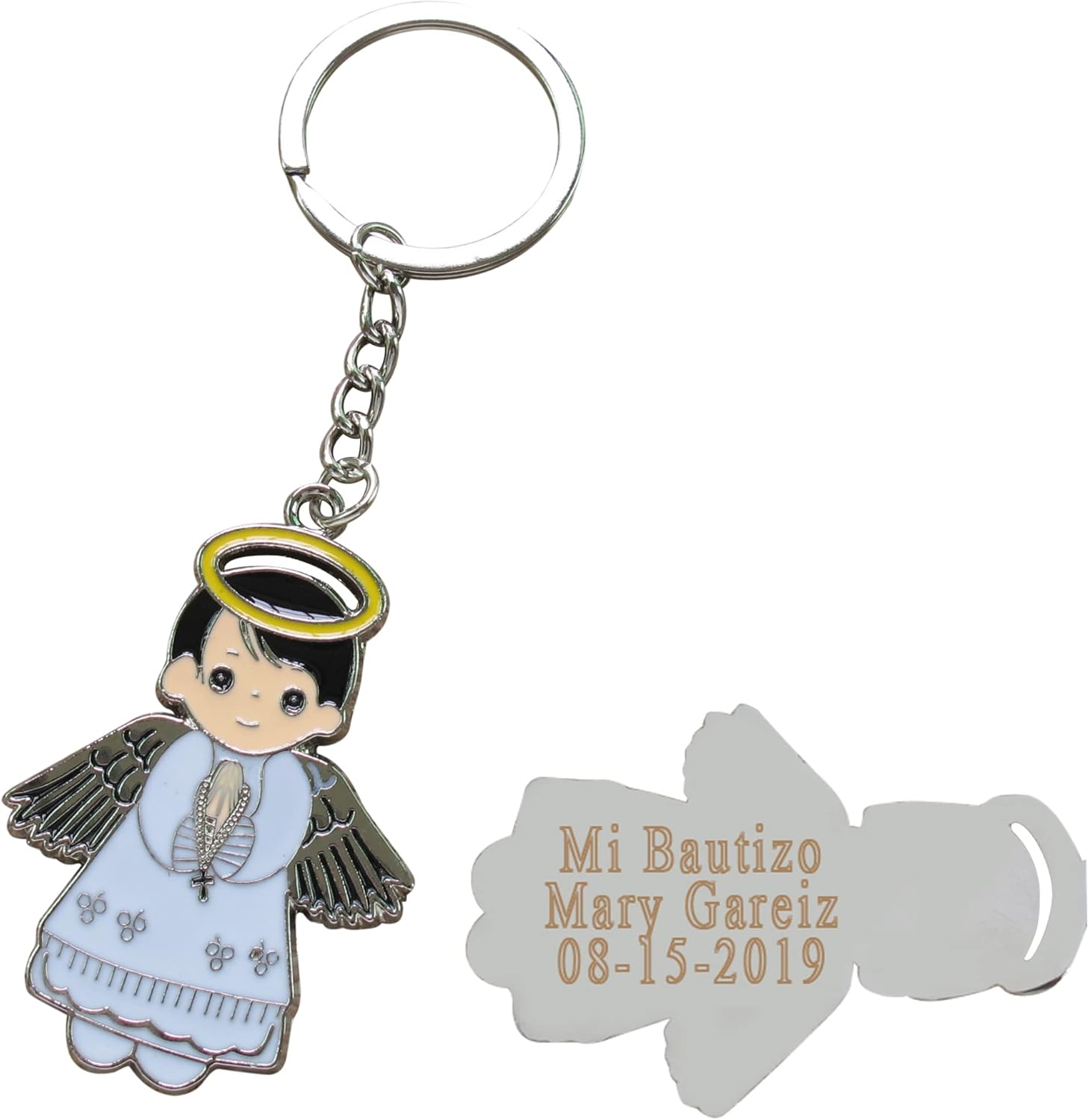 Personalized First Communion Favor 12 PCS Metal Keychain