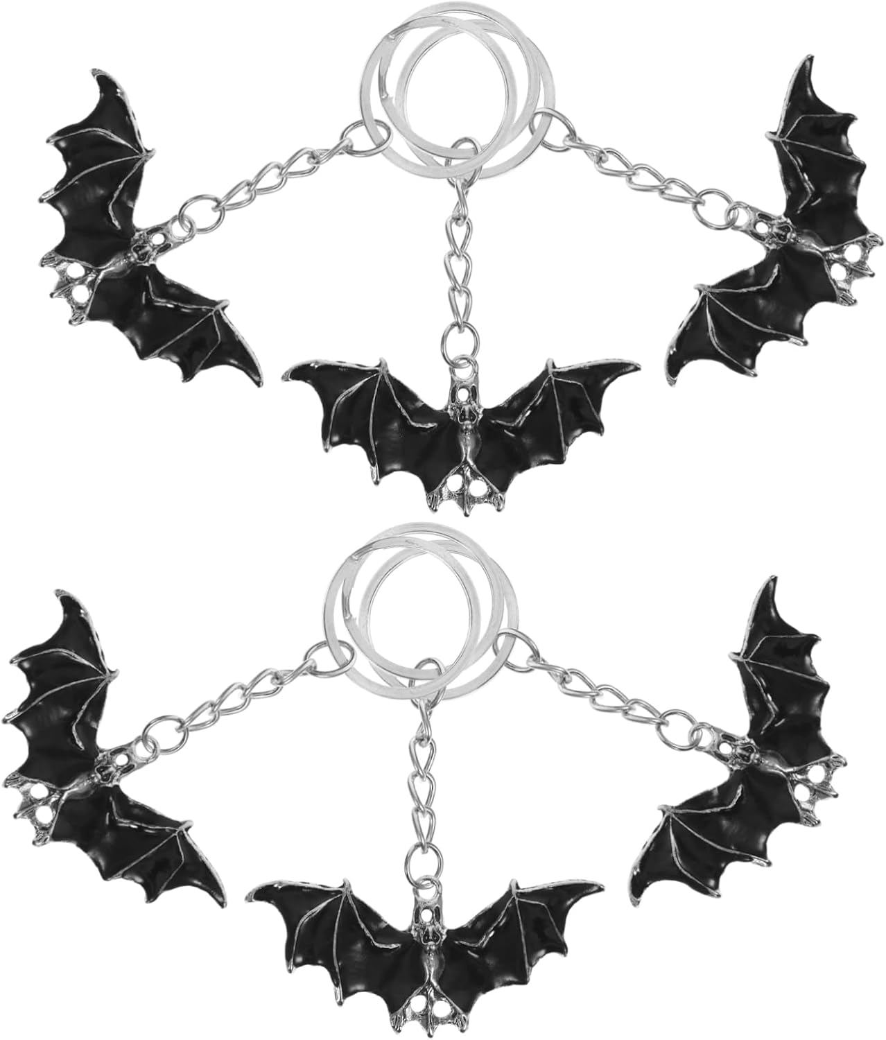 Totority 18pcs Halloween Keychain Decorative Pack