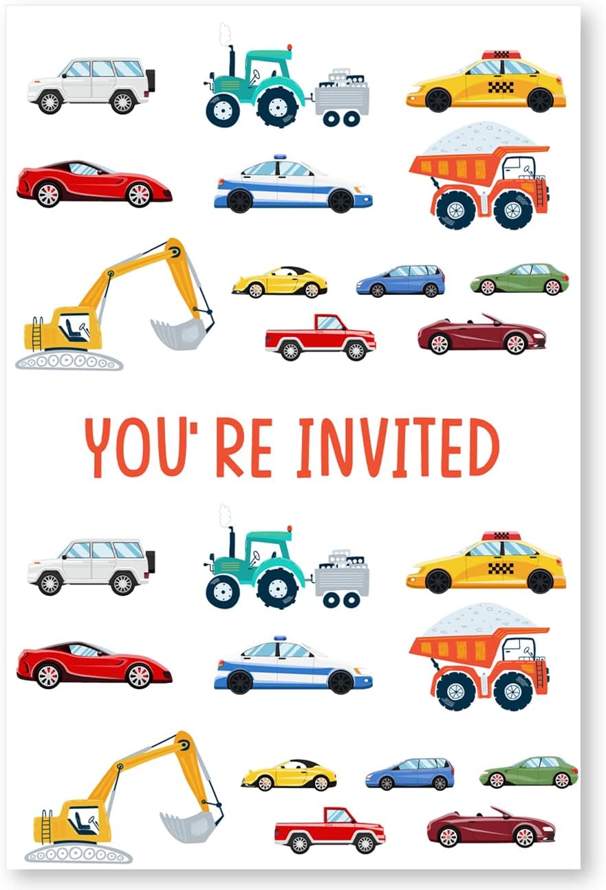 Soiceu Birthday Invitations with Envelopes Set of 20