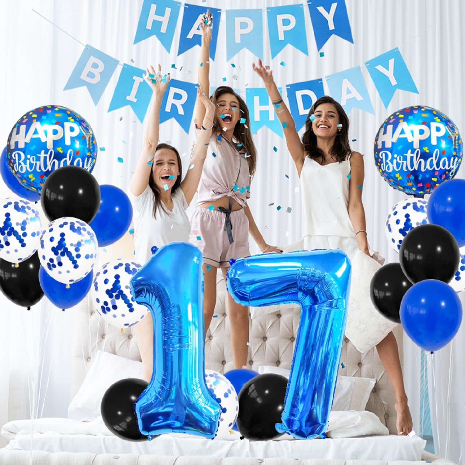 ISTOVO 7th Birthday Balloon Decorations for Kids
