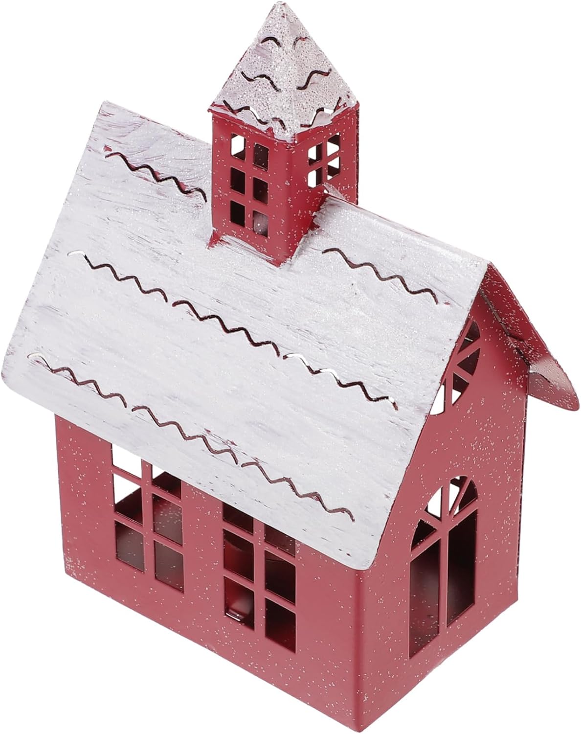 Cute Christmas Village House Candle Holder for Home Decor
