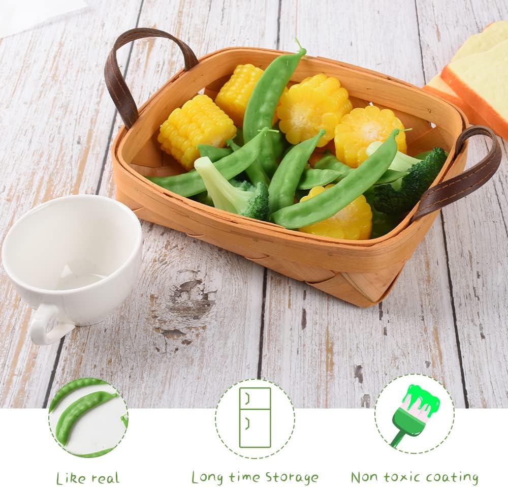 Lifelike Artificial Green Peas for Kitchen and Decor Use