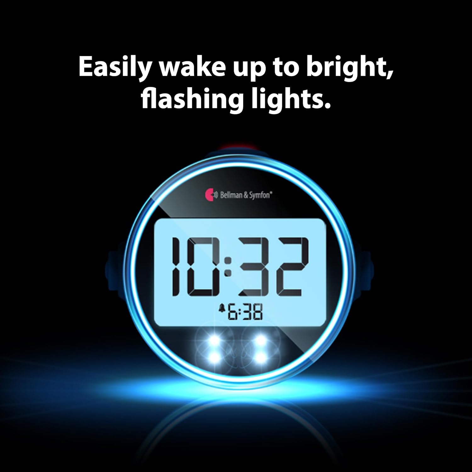 Bellman Symfon Vibrating Alarm Clock Pro with Bed Shaker