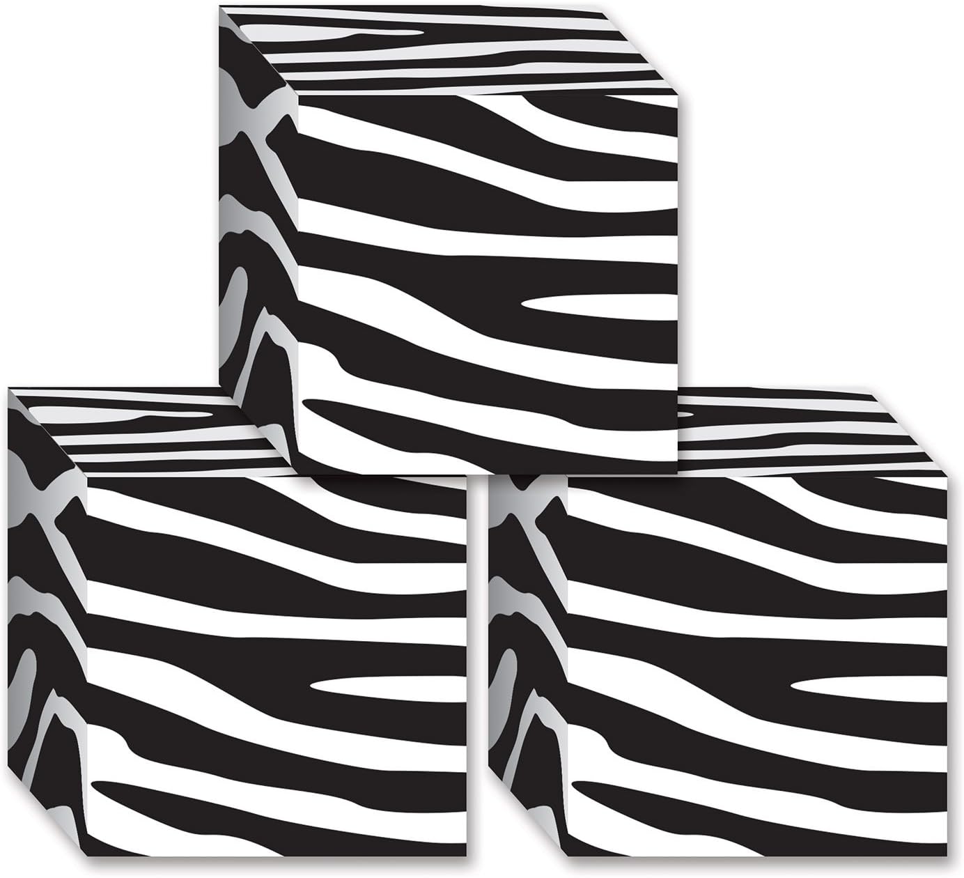 Beistle Zebra Print Favor Boxes Set of 3