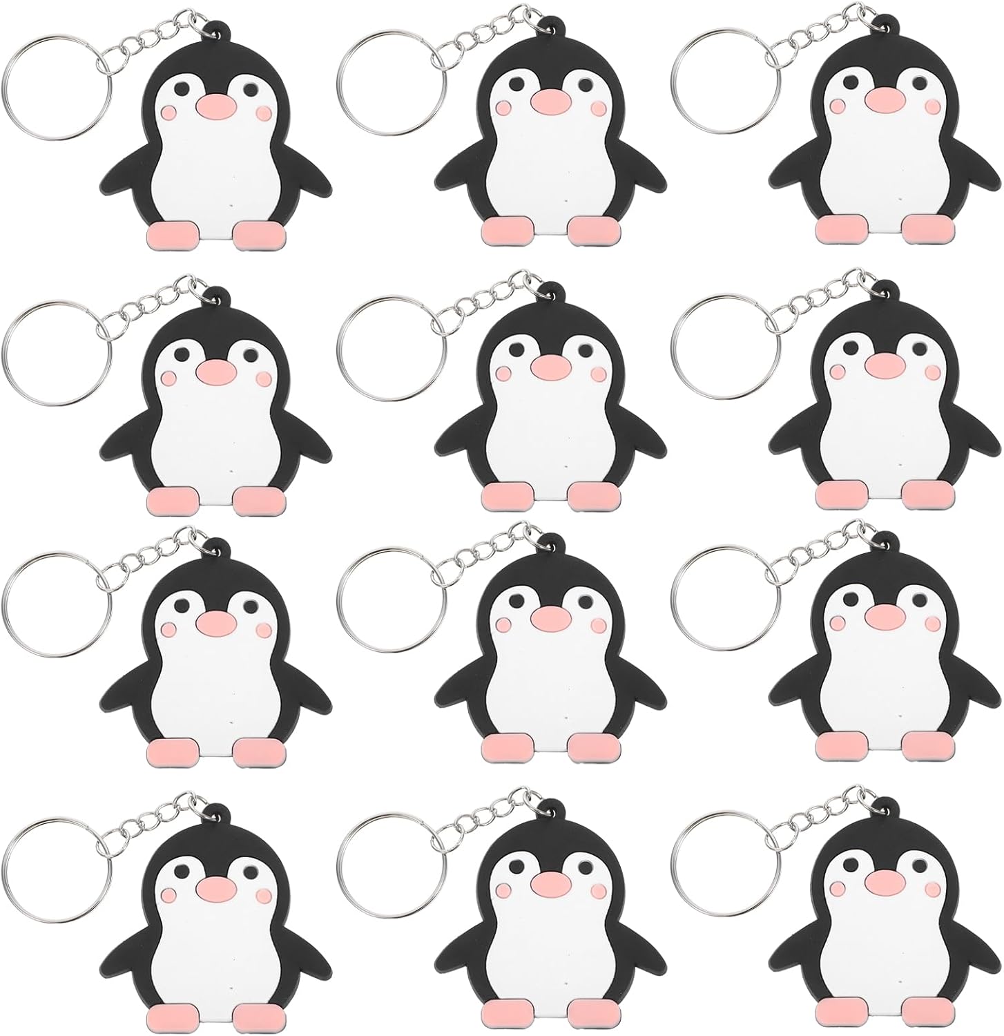 LUOZZY 24Pcs Penguin Keychain Party Favors
