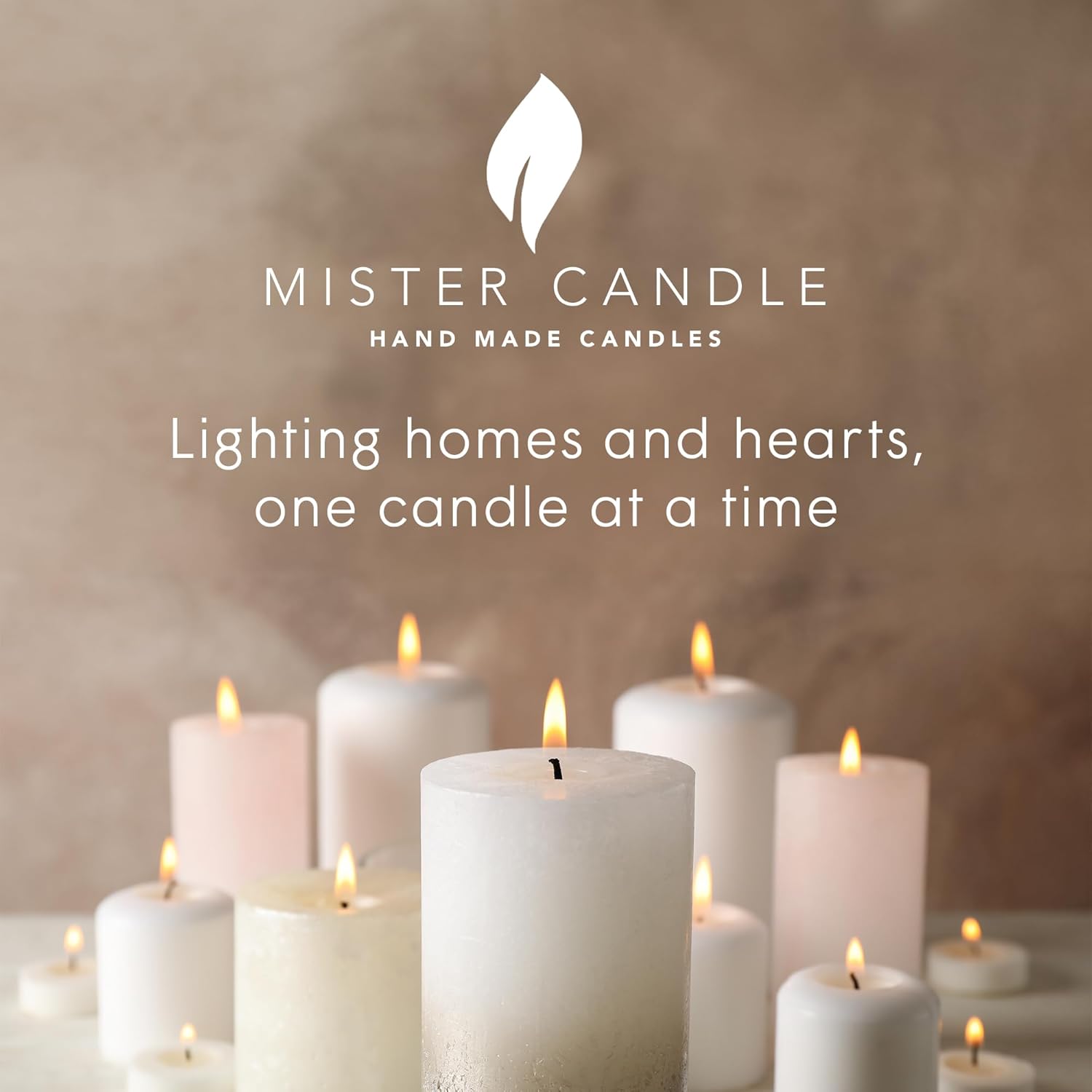 Mister Candle Unscented Green Pillar Candle 4x6