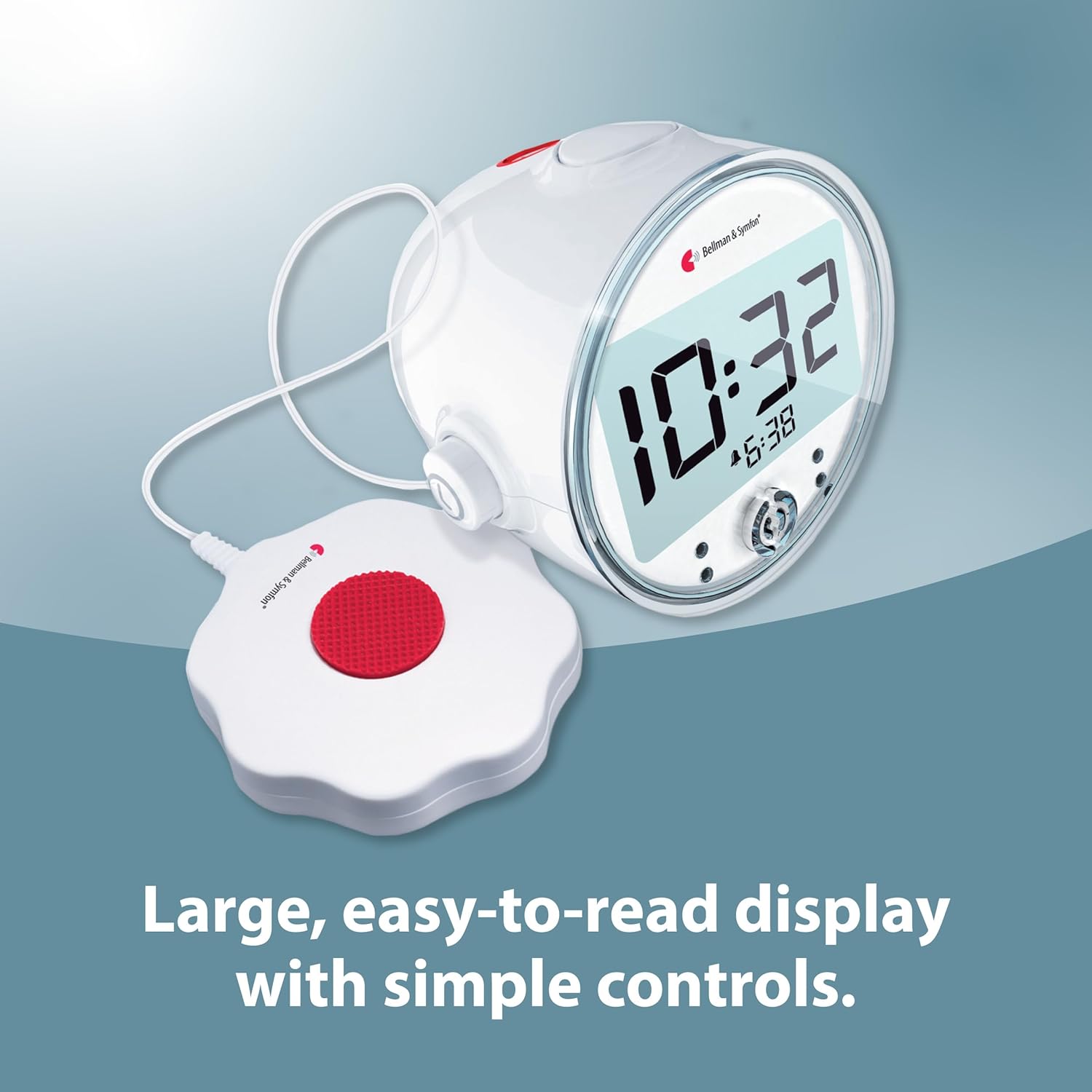 Bellman Symfon Vibrating Alarm Clock Pro with Bed Shaker