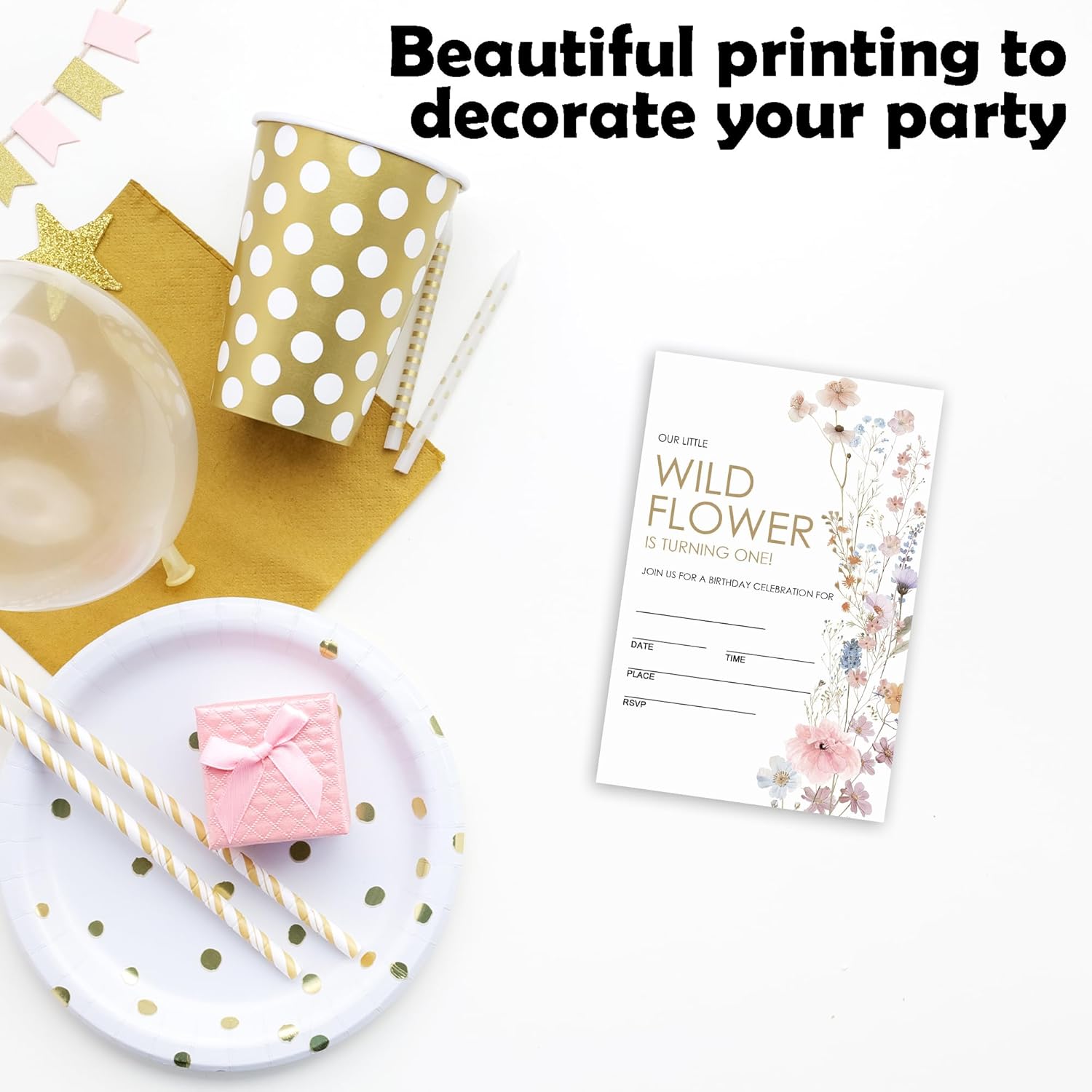 1st Birthday Party Invitations for Boys and Girls