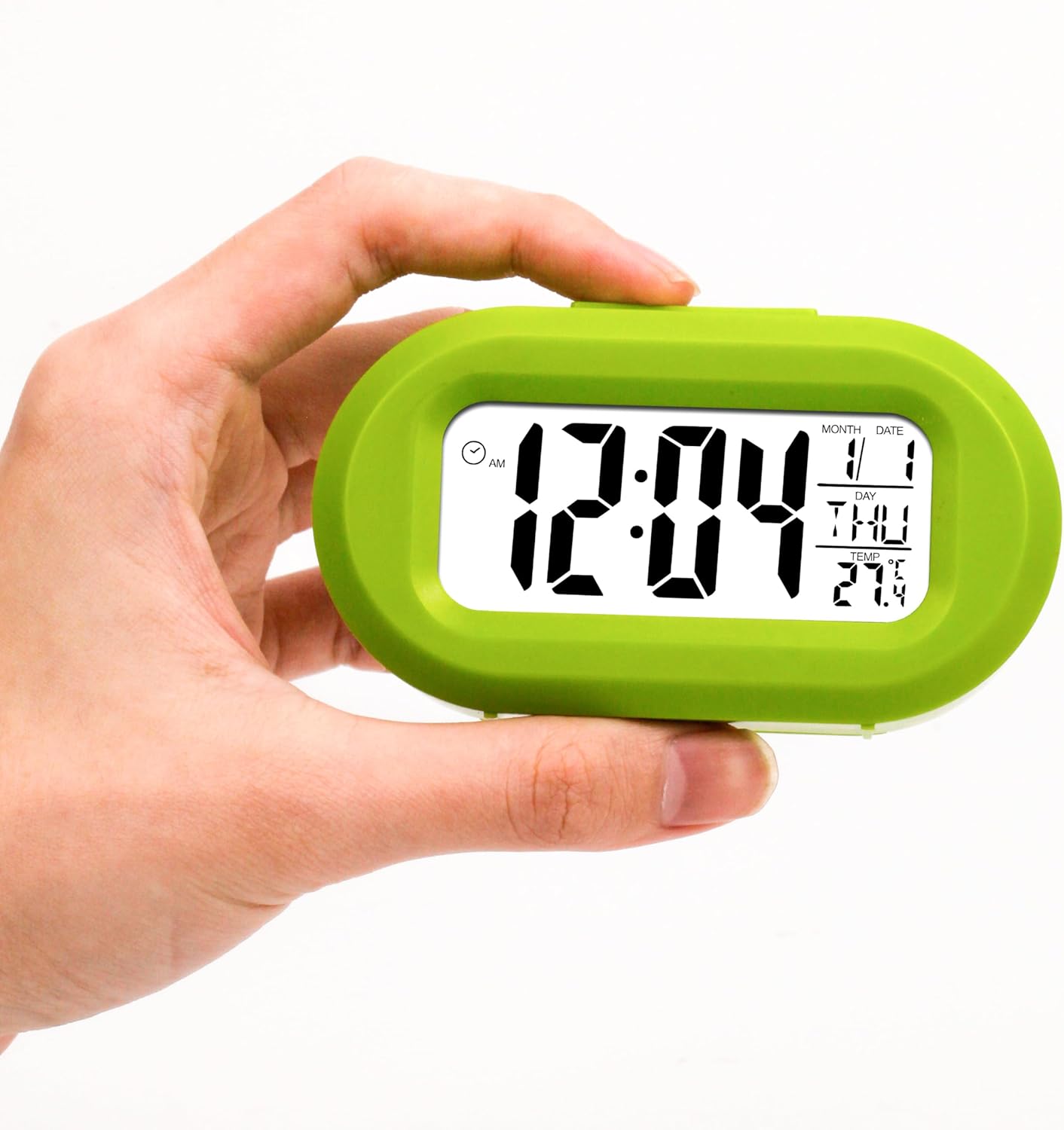 Laril Smart Night Light Alarm Clock with Temperature Display