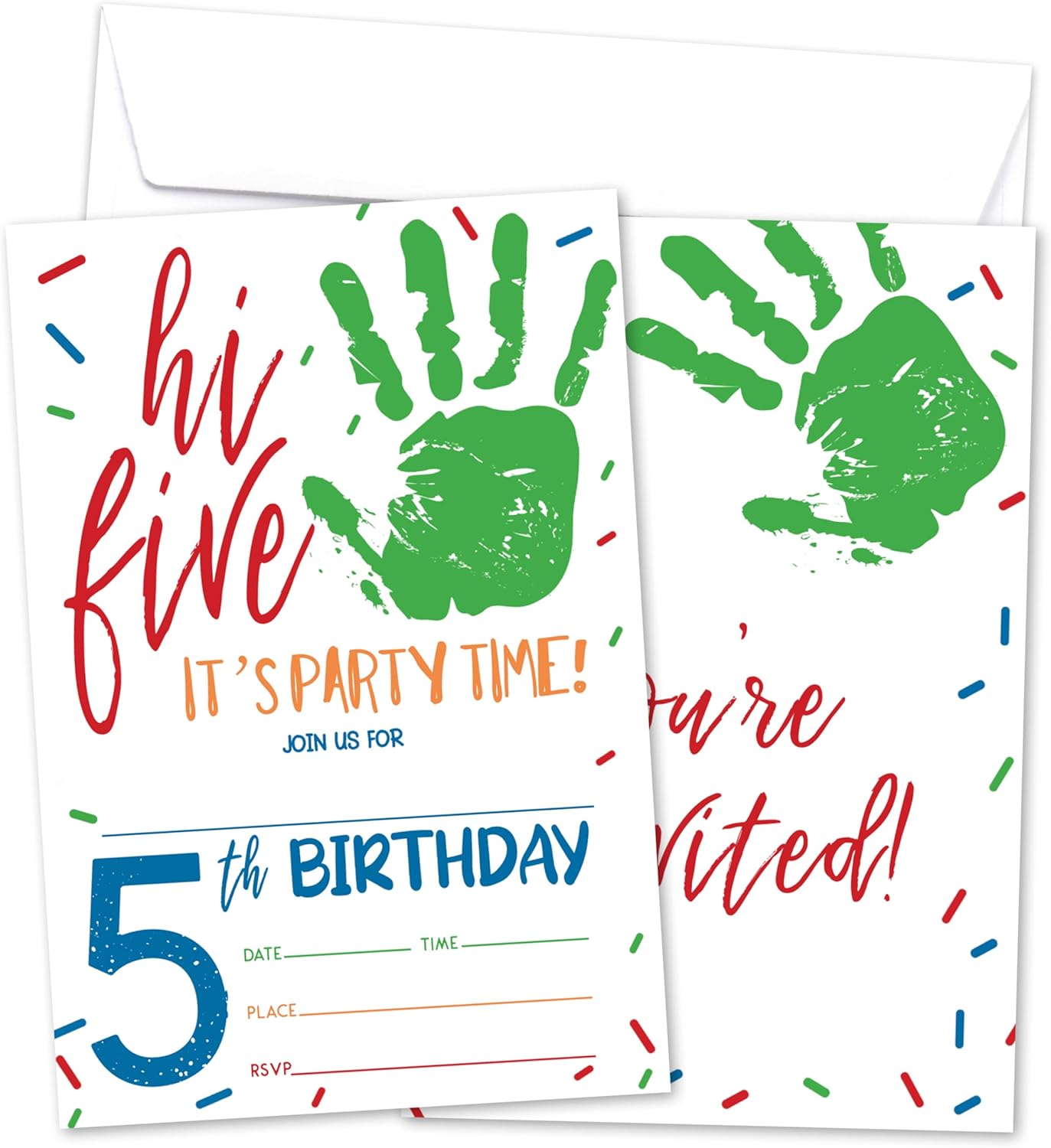Hi Five Birthday Invitations For Kids - 06