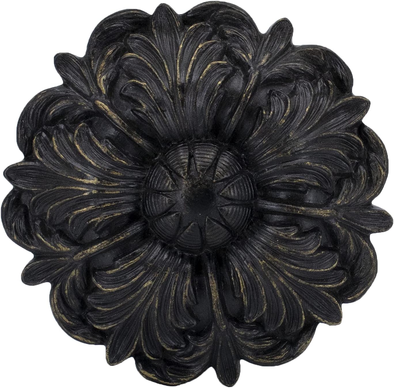 MERIVILLE Fleur Holdbacks Set of 2 Burnt Gold