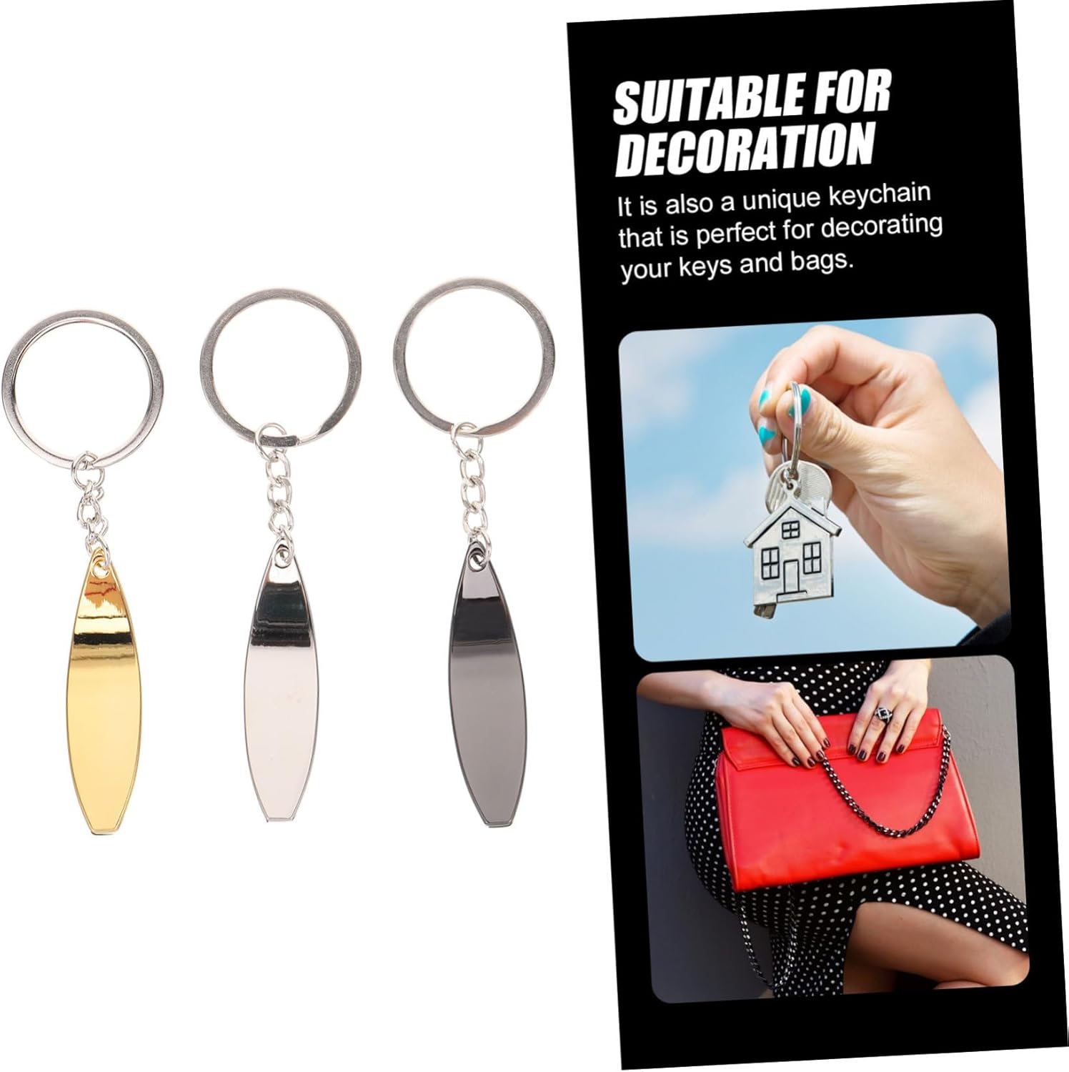 Cabilock 12pcs Surfboard Keychain Bottle Opener Set